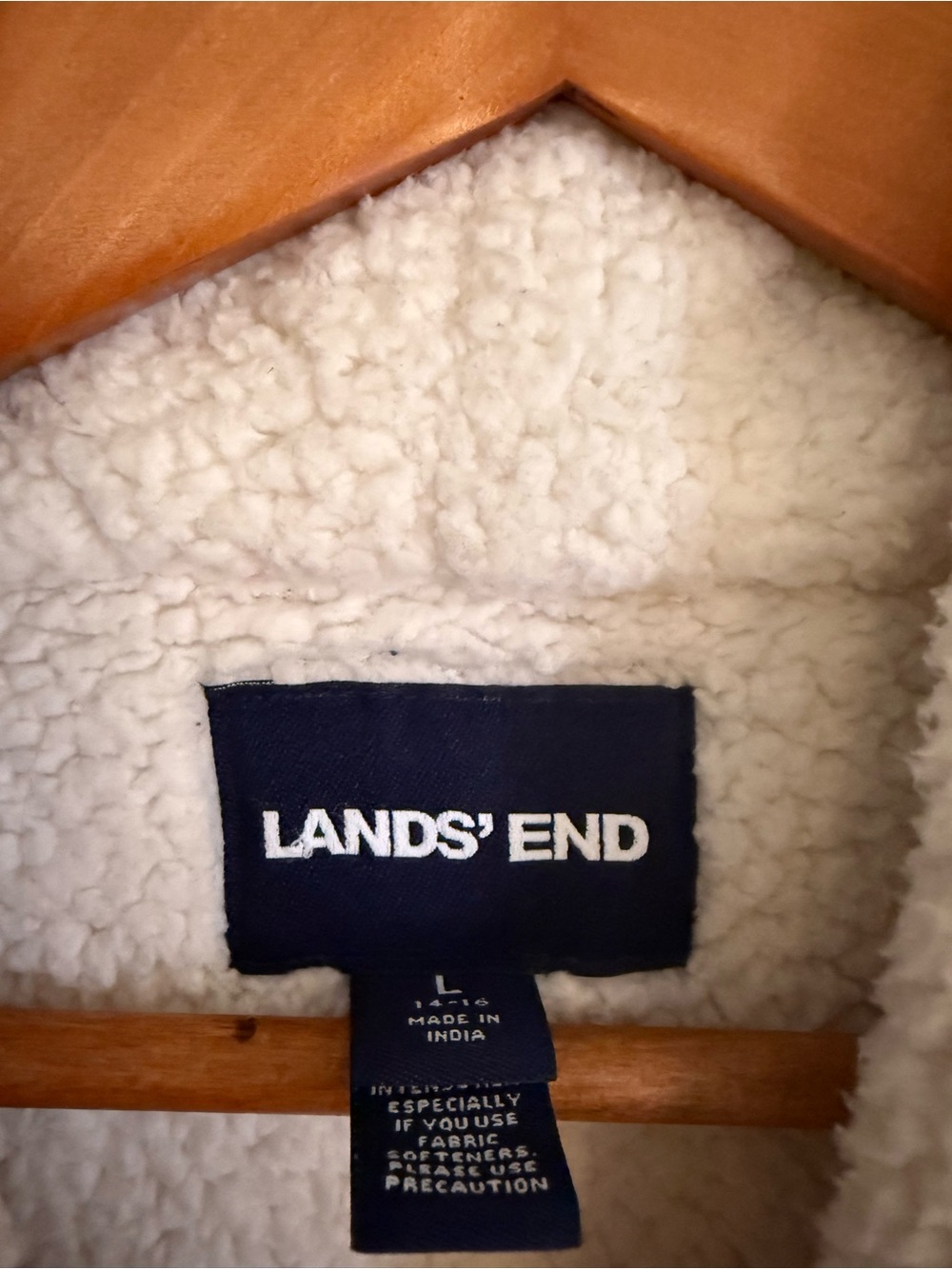 Lands End Plaid Robe - Picture 2 of 5